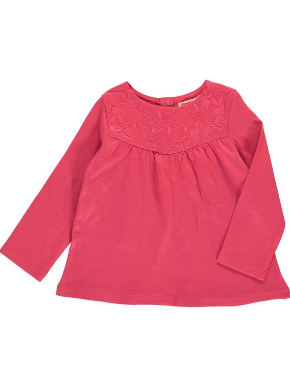 Baby girls' long-sleeved T-shirt CIJOTEE2B / 18SG09R2TMLF503