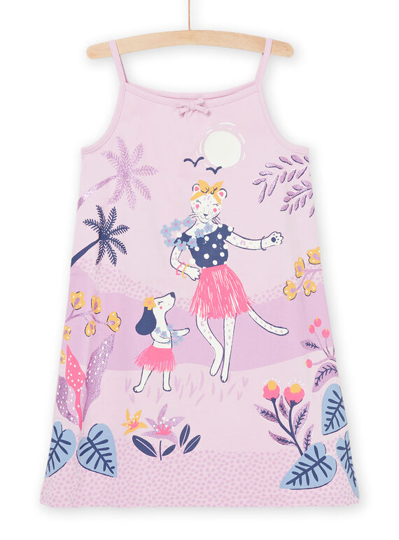 Nachthemd mit Blumen- und Tiermotiven REFACHUAWA / 23SH11H1CHN320