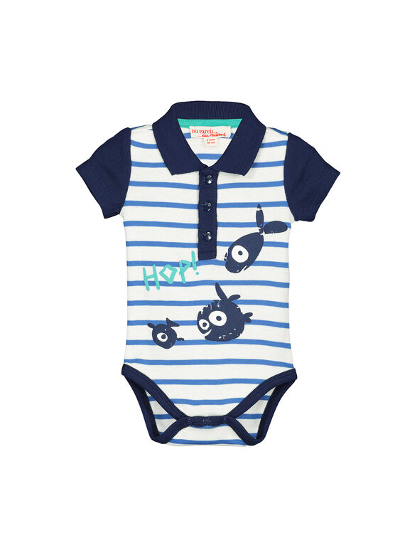 Kurzärmeliger Baby-Body für Jungen FUNEBOD / 19SG10B1BOD099