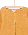 Senfgelbe Strickjacke PAJOCAR2 / 22W901D9CARB107