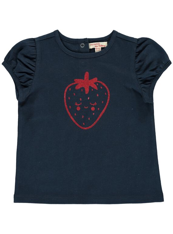 Baby girls' short-sleeved T-shirt CIJOTI3 / 18SG09R3TMC705