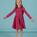 Kleid mit Kirschendruck