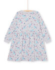 Moltonkleid mit Einhorn- und Fantasiemuster PAJOROB2 / 22W901B1ROB943