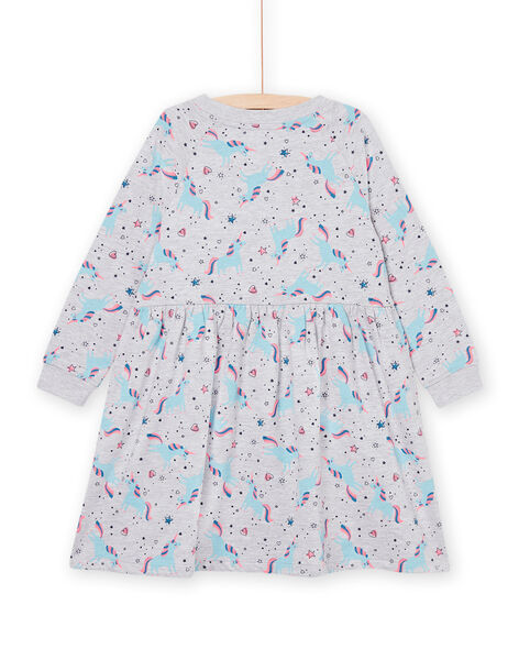 Moltonkleid mit Einhorn- und Fantasiemuster PAJOROB2 / 22W901B1ROB943
