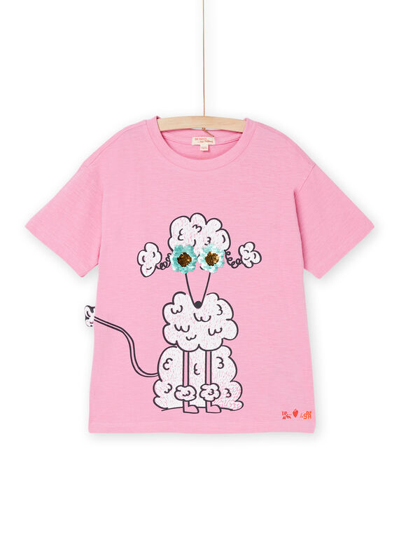 Kurzarm-T-Shirt mit Tiermotiv ROSPATI6 / 23S902P3TMCD301