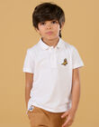 Polo-Shirt aus Piqué mit Dinosaurier-Badge ROJOPOL4 / 23S90271POL000
