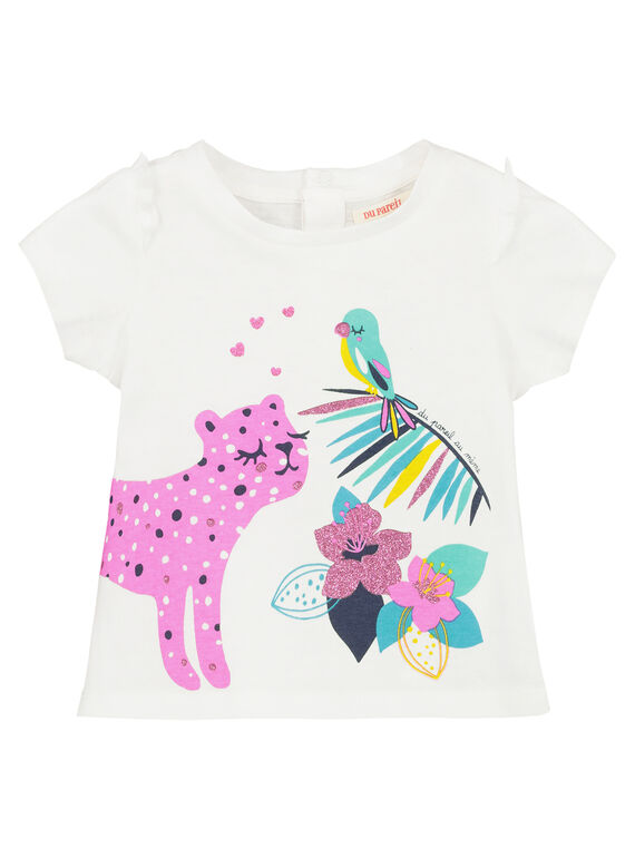 Kurzärmeliges T-Shirt für Mädchen FITUTI1 / 19SG09F1TMCA001