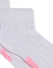 Weiße Socken Kind Mädchen NYAJOSCHO2A / 22SI0168SOQ000