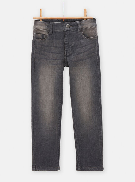 Graue Jeans für Jungen TOESJEREG2 / 24S902V3JEAK004