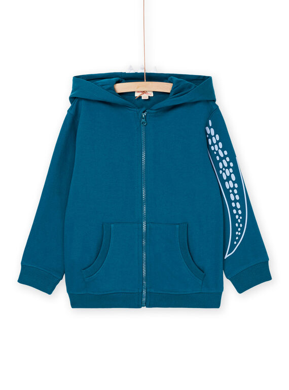 Entenblaues Kapuzensweatshirt ROBALGIL / 23S902W1GIL714