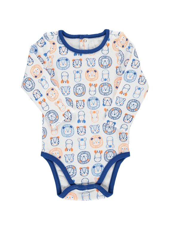 Baby boys' long-sleeved bodysuit CEGUBODAOP / 18SH14T3BDL099