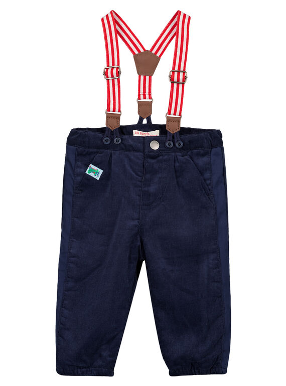 Navy pants GUNOPAN1 / 19WG10V2PAN705