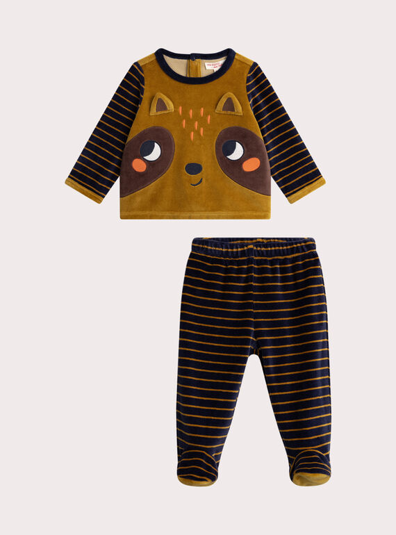 Gestreifter Pyjama für Baby-Jungen VEGAPYJLAV / 24WH1491PYJI819