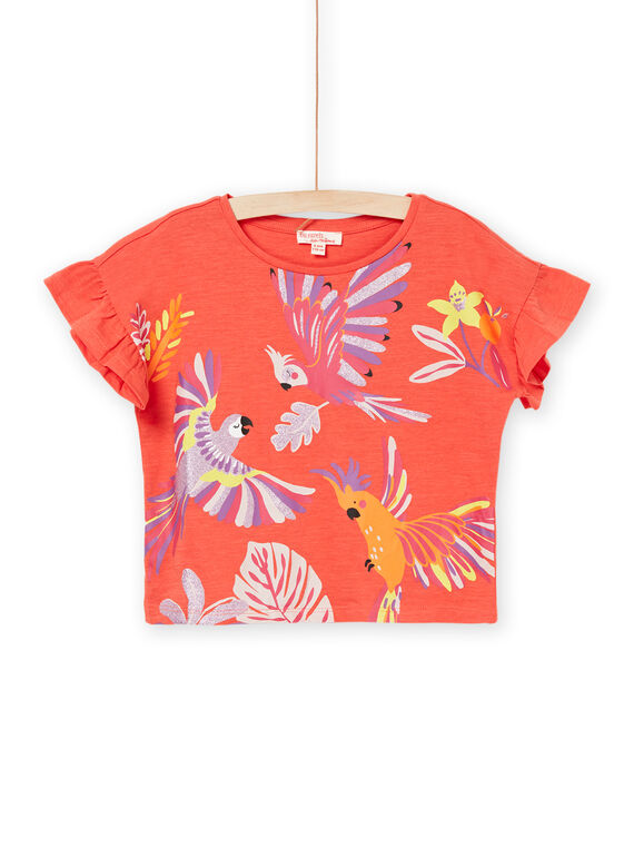 T-Shirt mit Papageienmuster RANEOTI4 / 23S901O1TMC404