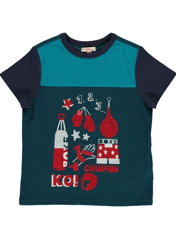 Boy's fancy T-shirt DOTRITEE4EX / 18W902D1TMC716