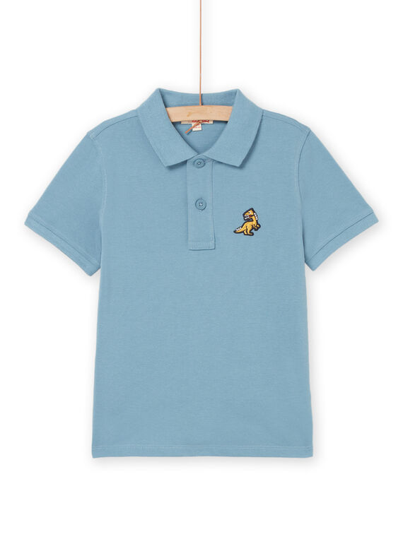 Polo-Shirt aus Piqué mit Dinosaurier-Badge ROJOPOL5 / 23S90274POLC219