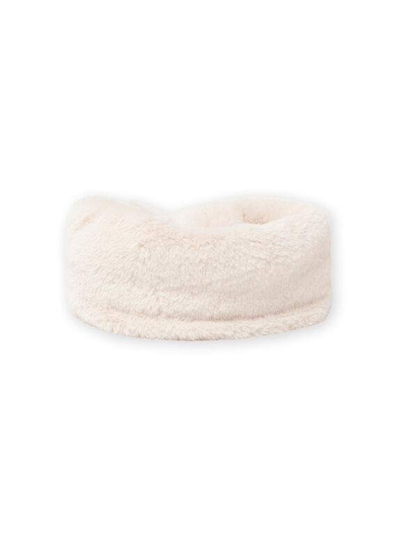 Snood aus Kunstfell für Mädchen in Ecru MYAMIXSNOO2 / 21WI0153SNO009