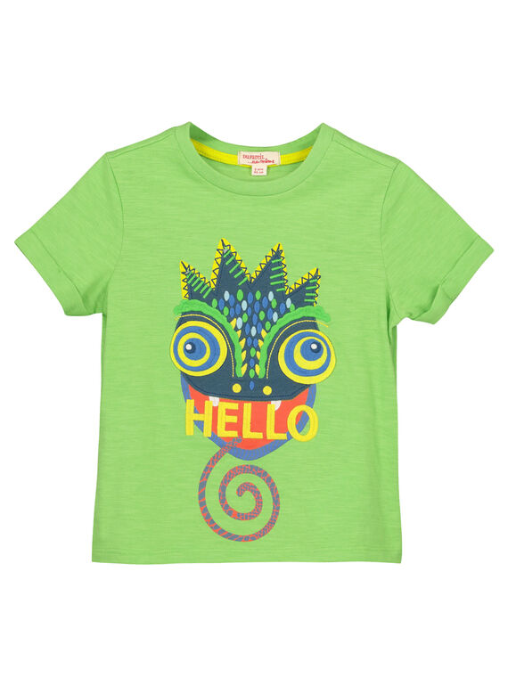 Bedrucktes T-Shirt für Jungen FOYETI7 / 19S902M7TMC603