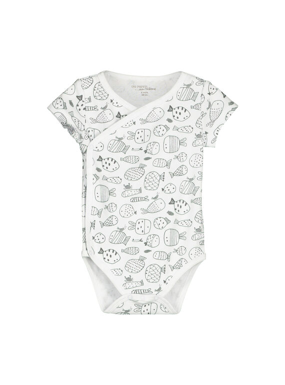 Unisex-Body mit kurzen Ärmeln für Babys FOU1BOD4 / 19SF7714BOD099