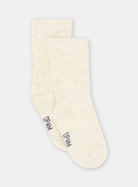 Glitzersocken hellbeige, Baby, Mädchen SYIJOSOQLU1 / 23WI09B1SOQA011