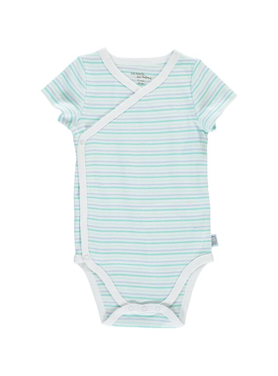 Boys' short-sleeved bodysuit CCGBODAOP2 / 18SF04C2BOD099
