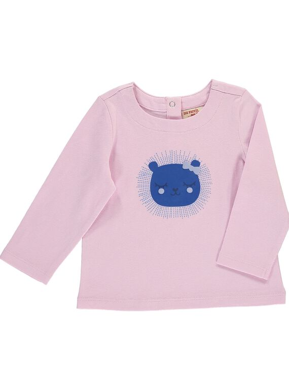 Baby girls' long-sleeved T-shirt CIKLETEE2 / 18SG09D2TMLH700