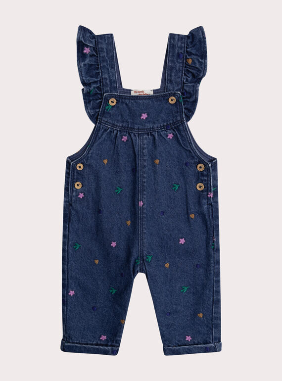 Denim-Overall, Baby Mädchen XIBLUSAL / 25WG09N1CBLP269