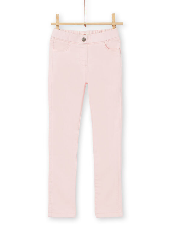 Rosa Jegging in gefärbtem Kleidungsstück LAJOJEG3 / 21S90143D2B309