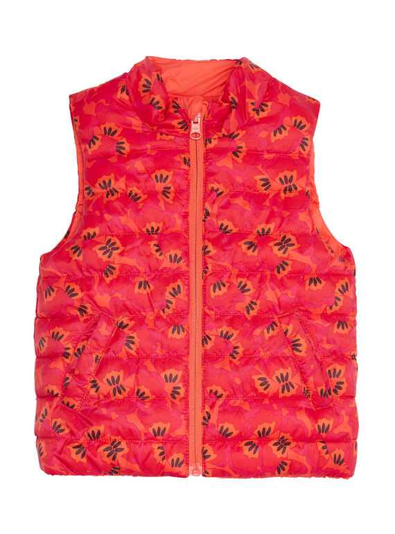 Orangefarbene Daunenjacke JAVIDOUNEEX / 20S901I4D3E406