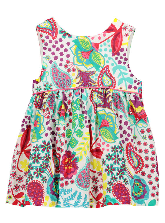 Bedrucktes Babykleid ohne Ärmel für Mädchen FICAROB1 / 19SG09D1ROB000