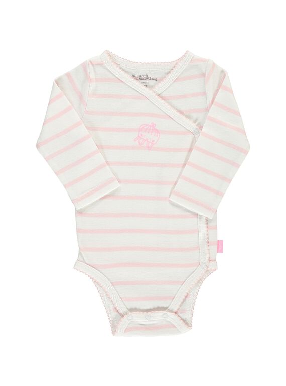 Baby girls' long-sleeved bodysuit CCFBODRAY1 / 18SF03B3BOD099