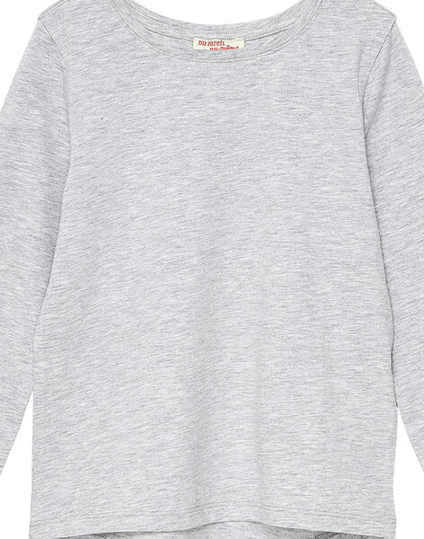 Grau chiniertes langärmeliges T-Shirt JAESTEE3 / 20S90164D32943