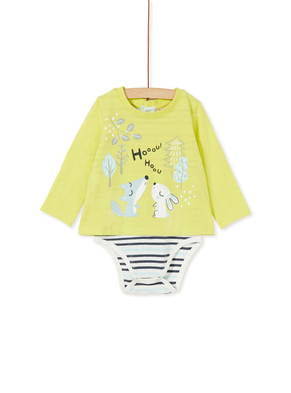 Lemon yellow BODY SUIT KUBOBOD / 20WG10N1BOD108