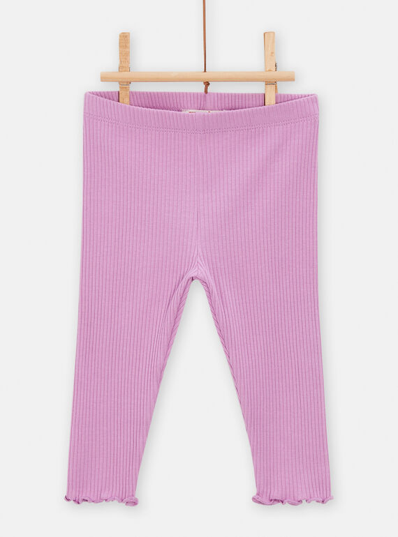 Rosa Leggings für Baby-Mädchen TYIJOLEG2 / 24SI0983CAL326