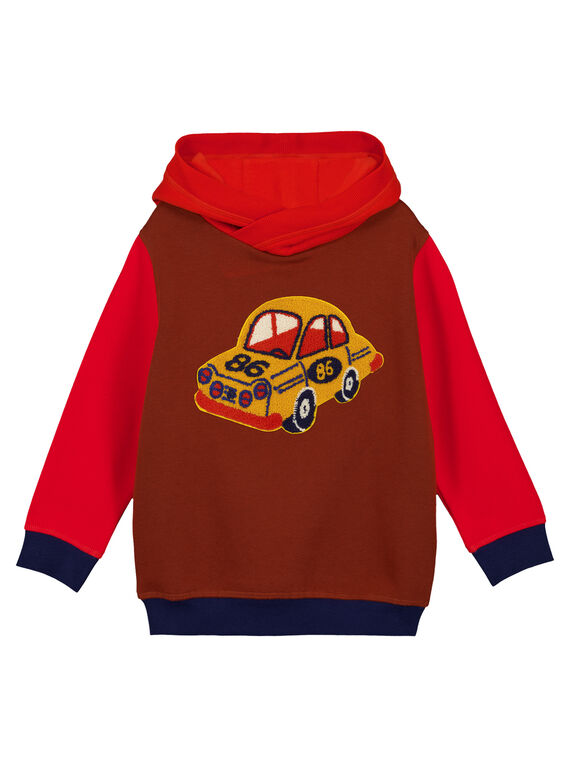 Dreifarbiges Kapuzen-Sweatshirt GOSANSWE / 19W902C1SWE817