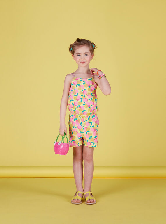 Gelber Jumpsuit JAPLACOMB2 / 20S901X1CBLB104