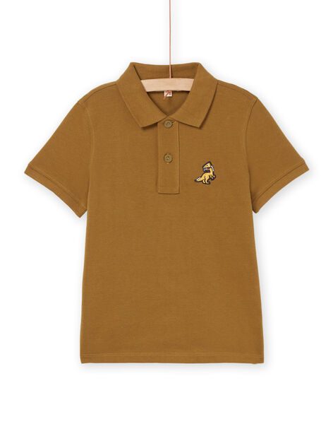 Polo-Shirt aus Piqué mit Dinosaurier-Badge ROJOPOL2 / 23S90273POLG631
