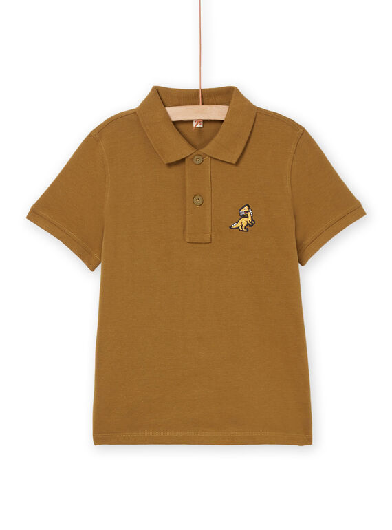 Polo-Shirt aus Piqué mit Dinosaurier-Badge ROJOPOL2 / 23S90273POLG631