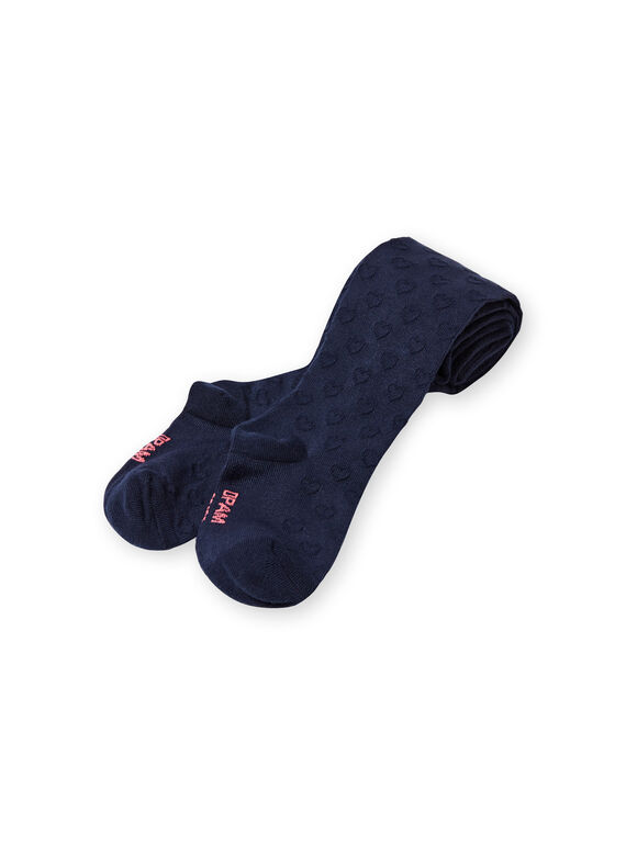 Nacht blaue Strumpfhose Kind Mädchen LYAESCOL7 / 21SI0165COLC205