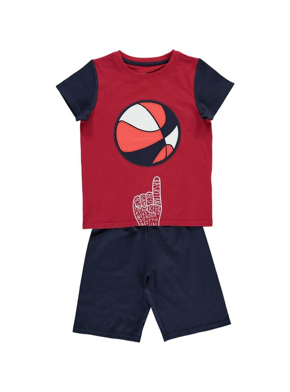 Boys' cotton pyjamas CEGOPYCBASEX / 18SH124CPYJ510