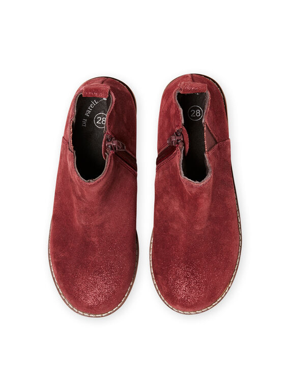Booties für Kind Mädchen weinrot MABOOTVIN / 21XK3573D0D719