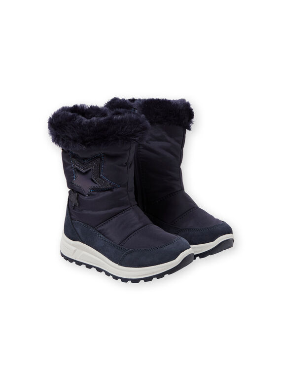 Marineblaue Stiefel Kind Mädchen GFMONTSTAR / 19WK35W1D3M070