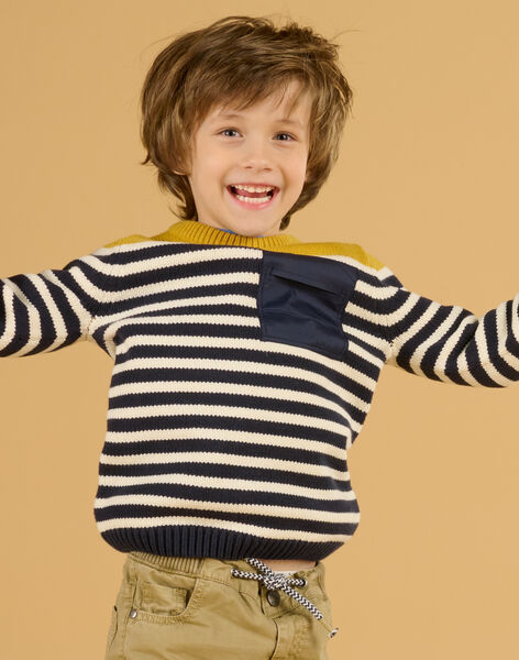 Gestreifter Strickpullover ROJOPUL3 / 23S90281PUL106