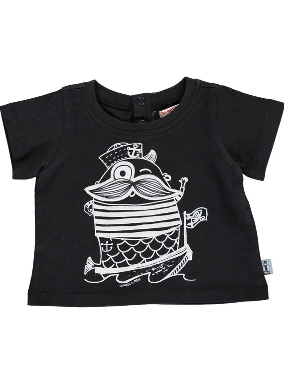 Baby boys' short-sleeved T-shirt CUBENTI2 / 18SG10G2TMC090