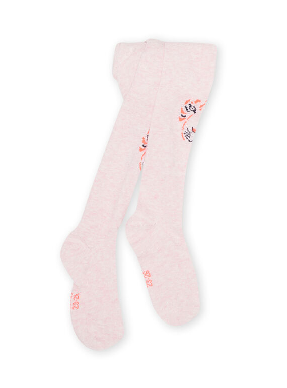 Kind Mädchen rosa Strumpfhosen NYAMOCOL / 22SI01N1COLD314