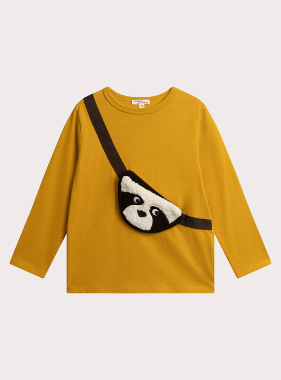 Gelbes T-Shirt Gürteltasche betrügt das Auge für Jungen  VOBATEE3 / 24W902Q3TML106