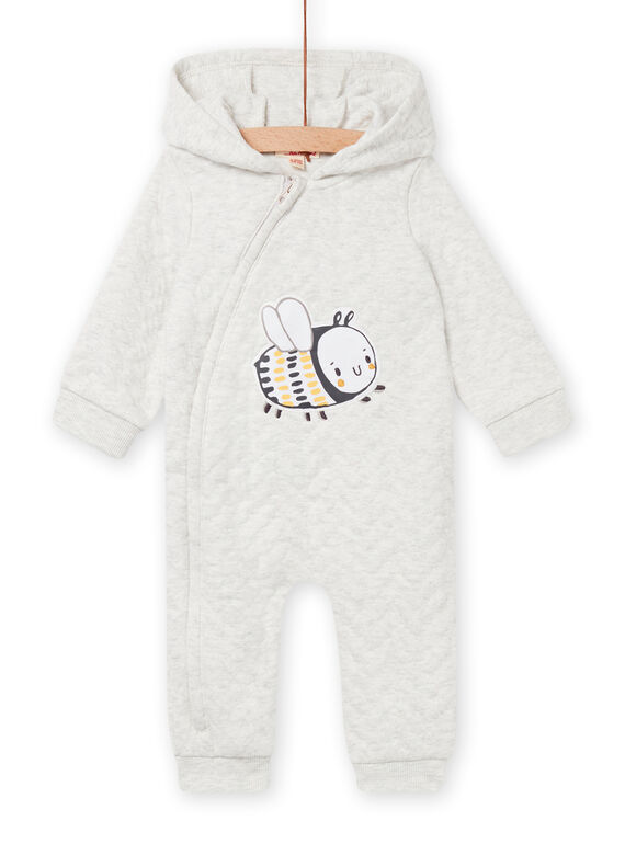 Gemischte Geburt grauer Kapuzenpulli NOU1COM / 22SF0541CBLJ920