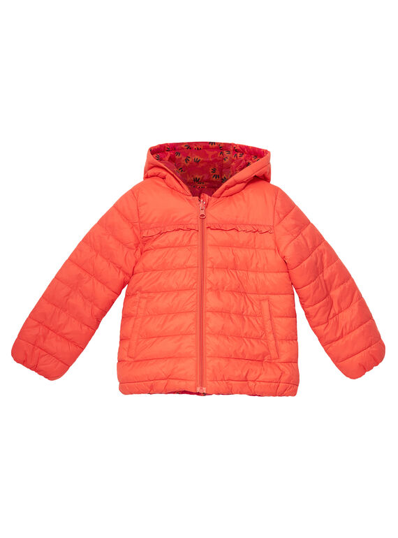 Orangefarbene Daunenjacke JAVIDOUNE / 20S901I2D3E406