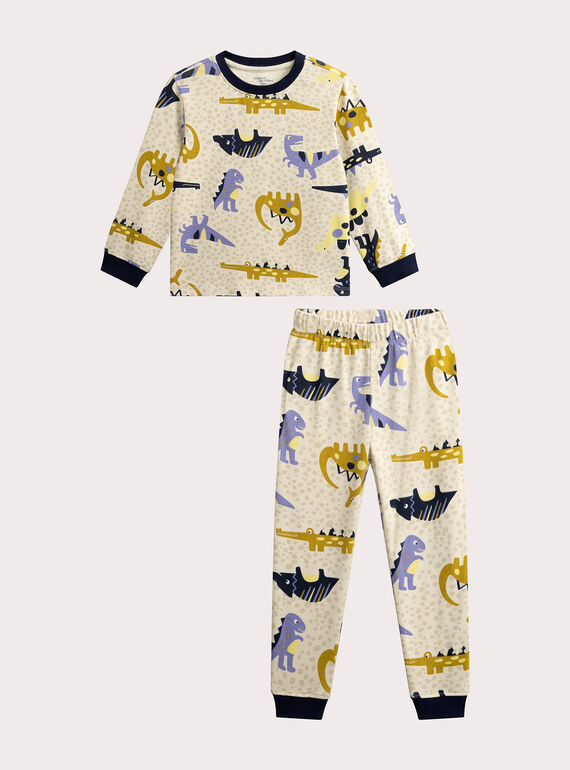 Pyjama mit Dinosaurier-Print für Jungen VEGOPYJDIN / 24WH1271PYJ810