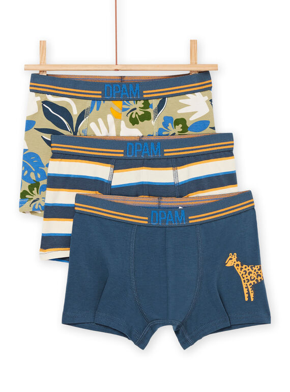 3er Set sortierte Boxershorts REGOBOXLEO / 23SH1213BOXA016